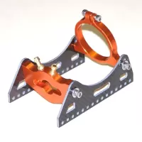 Carbon, Water cooled heavy duty motor mount for 36mm motors.