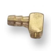 M6 90° BRASS water jacket inlet/outlet fitting