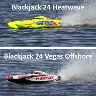 pro boat rc blackjack 24 brushless catamaran rtr