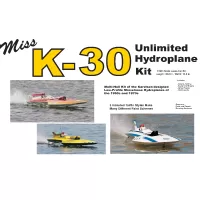 Classic Hydro's Miss K 30" 1/12th Scale Wood & ABS Kit