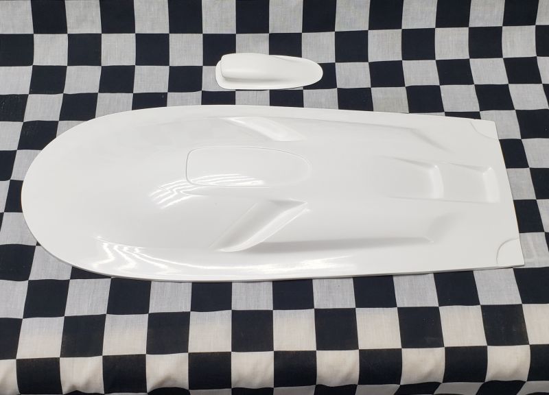 Replacement Cowl Hatch For Delta Force Df45 Mk-ll : White 