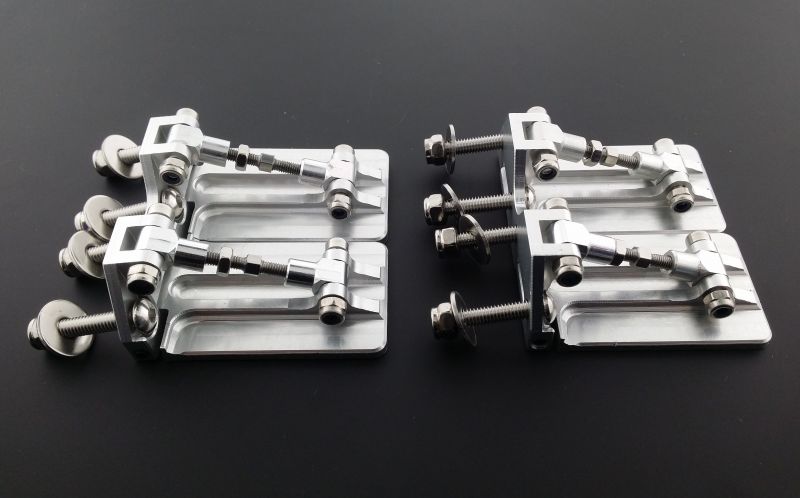 Cnc Billet Double Trim Tabs 60mm X 50mm 