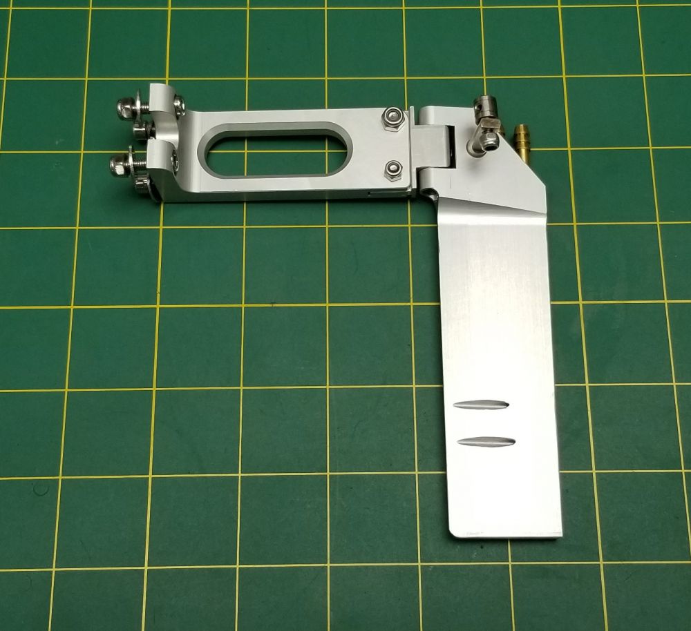 Rc boat hot sale rudder assembly