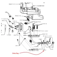 Drive dog for TFL Mini Scale Outboard