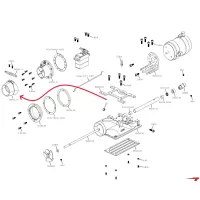 Nozzle and arm for tfl-b54253 T-Jet Small Jet Drive