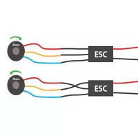 Which wires to connect to esc?